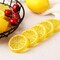 20-Piece Mini Artificial Lemon Slices – Realistic Yellow Plastic Fruit Models for Wedding Décor, Festival Decorations, Photography Props, and Basket or Table Display Fillers